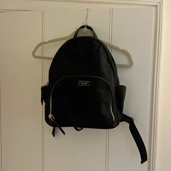 Black Kate Spade backpack. In pristine condition! s-l400.jpg main image 3
